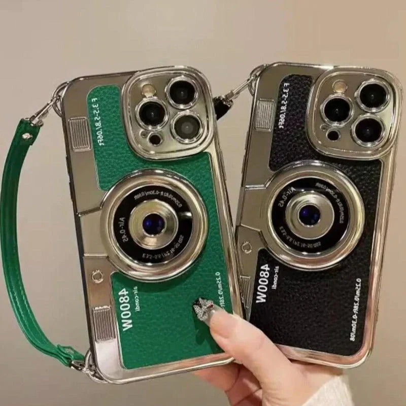 iPhone- 3D Retro Vintage Camera Case
